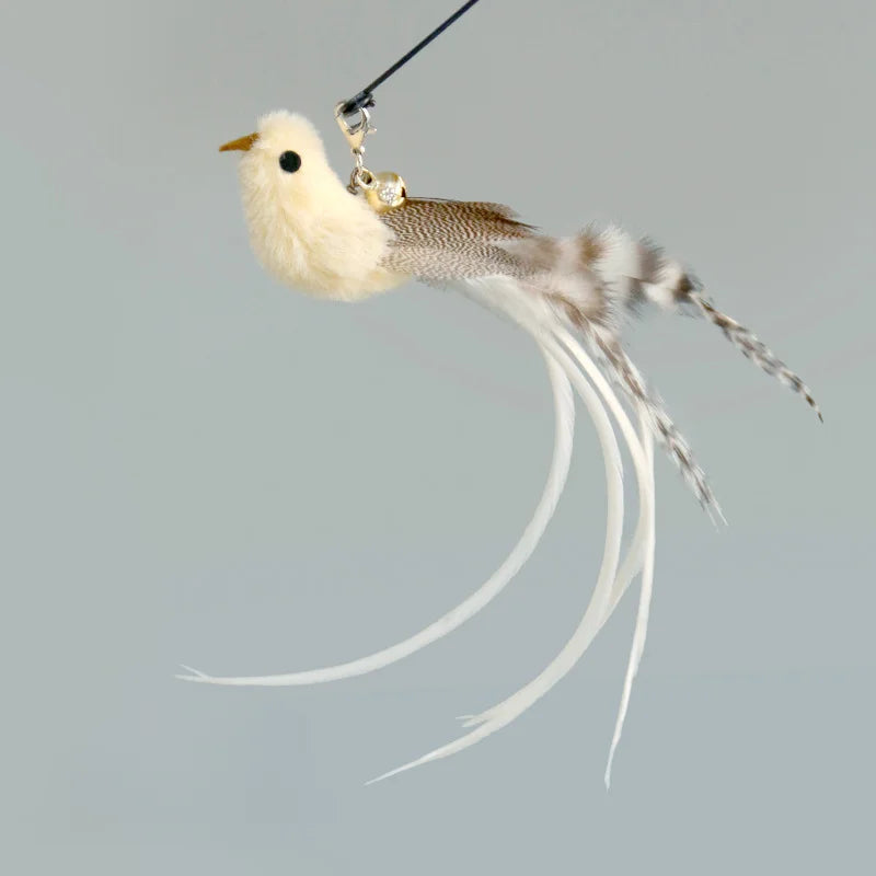 Hands-Free Feather Cat Wand Toy