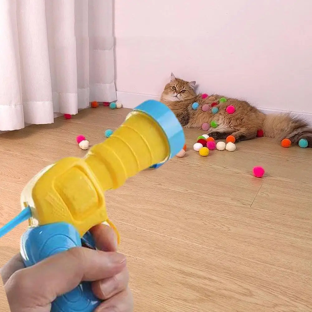 Interactive Cat Toy Shooting Gun