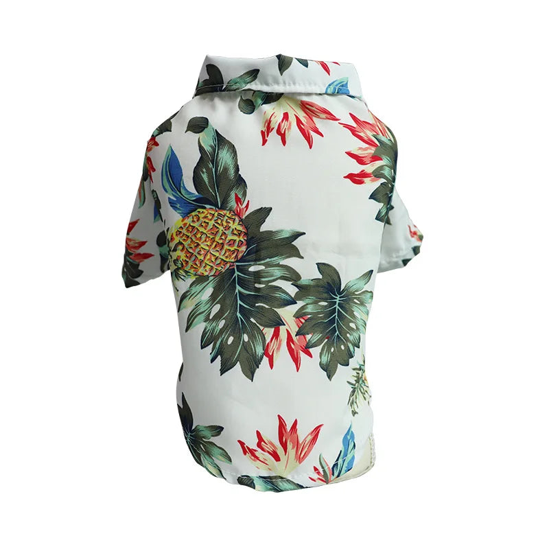 Hawaiian Dog Shirt – Summer T-Shirt Outfit for Small & Medium Dogs