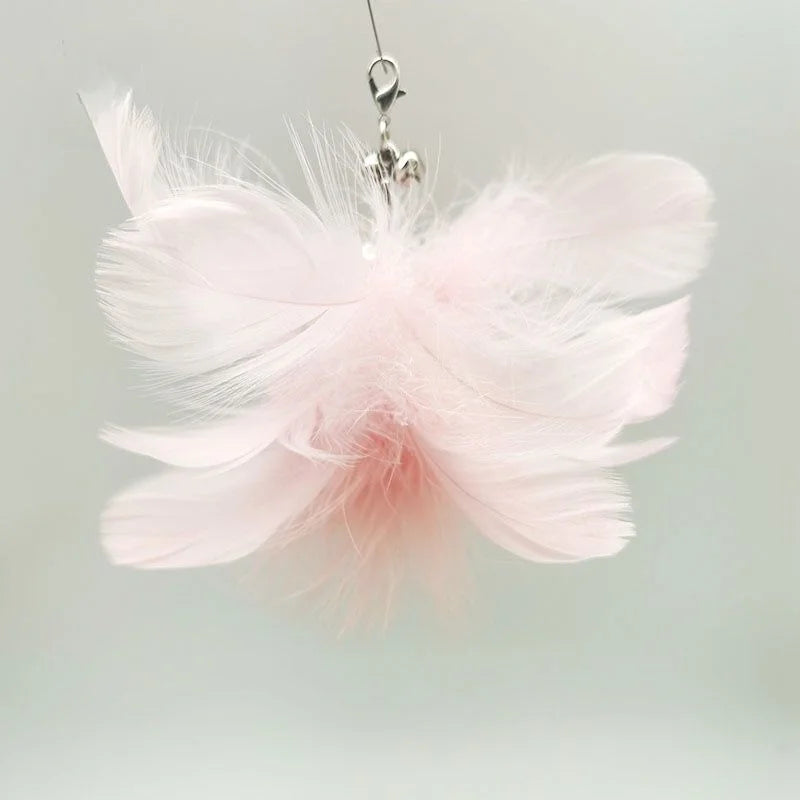 Hands-Free Feather Cat Wand Toy