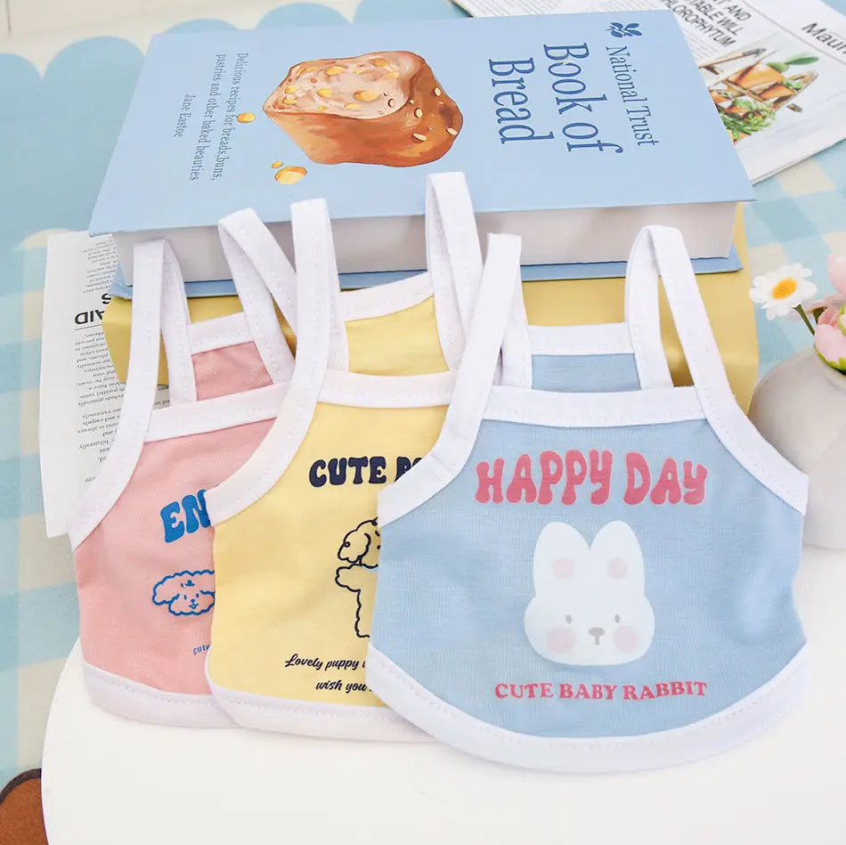 Lightweight Printed Pet Vest – Summer Shirt